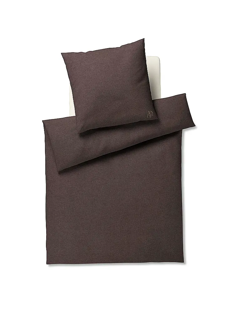 JOOP | Ropa de cama de franela SOFT 70x90cm/140x200cm Stone | Gris claro