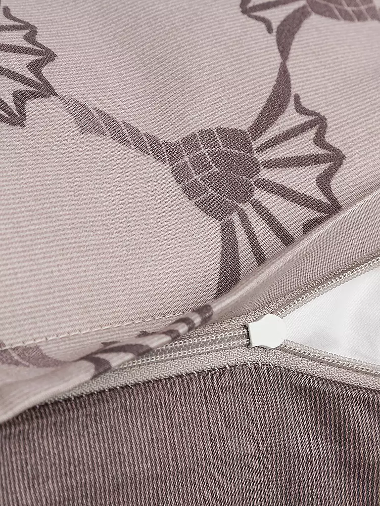 JOOP | Ropa de cama de satén 2x 70x90cm/200x200cm CORNFLOWER DOUBLE Gris | Gris