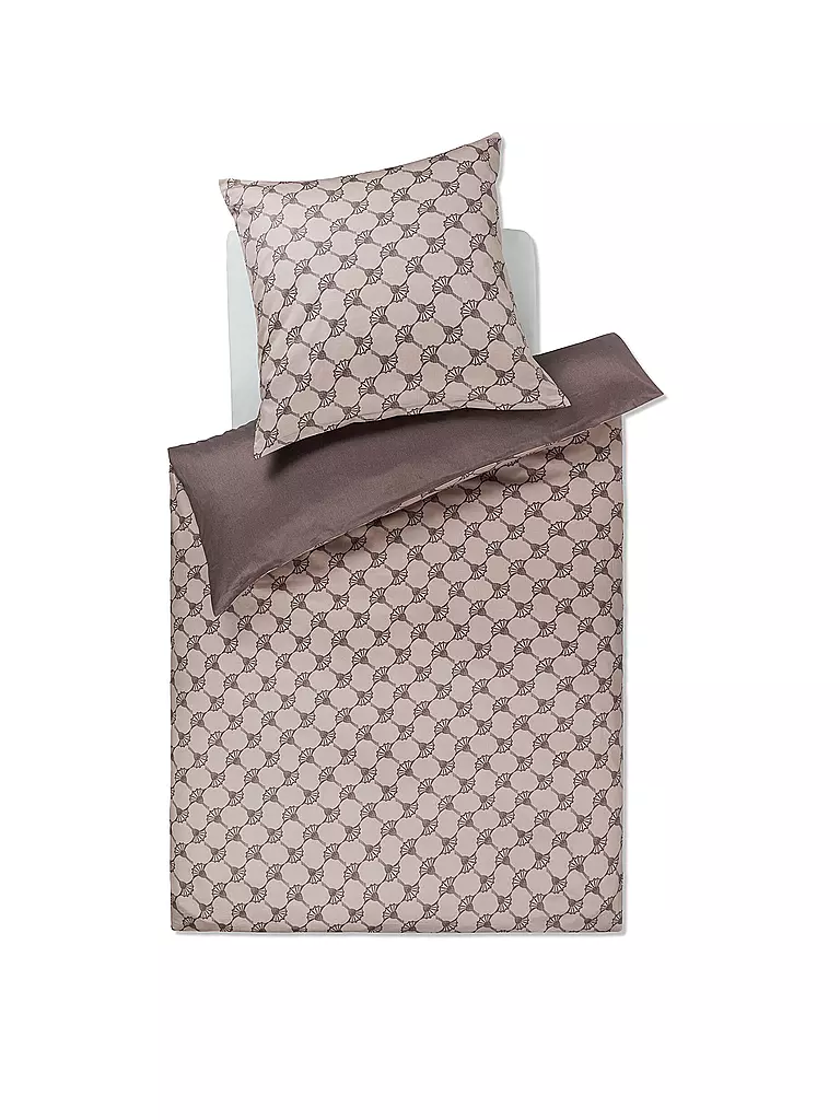 JOOP | Ropa de cama de satén 70x90cm/140x200cm CORNFLOWER DOUBLE Gris | Gris