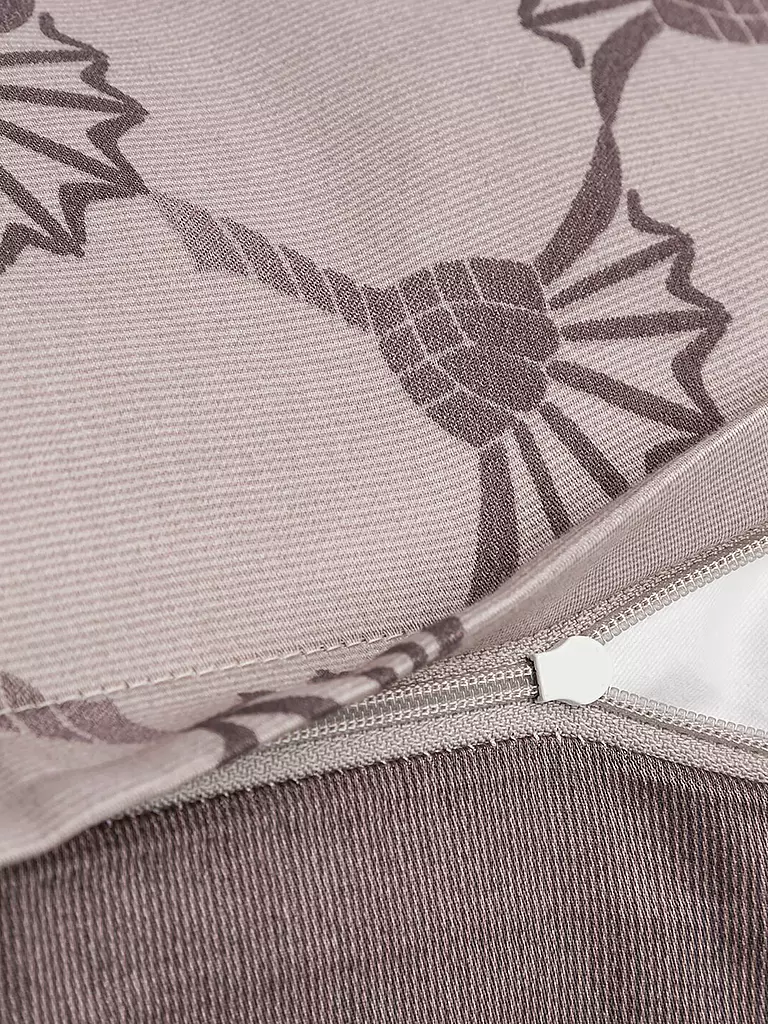 JOOP | Ropa de cama de satén 70x90cm/140x200cm CORNFLOWER DOUBLE Gris |