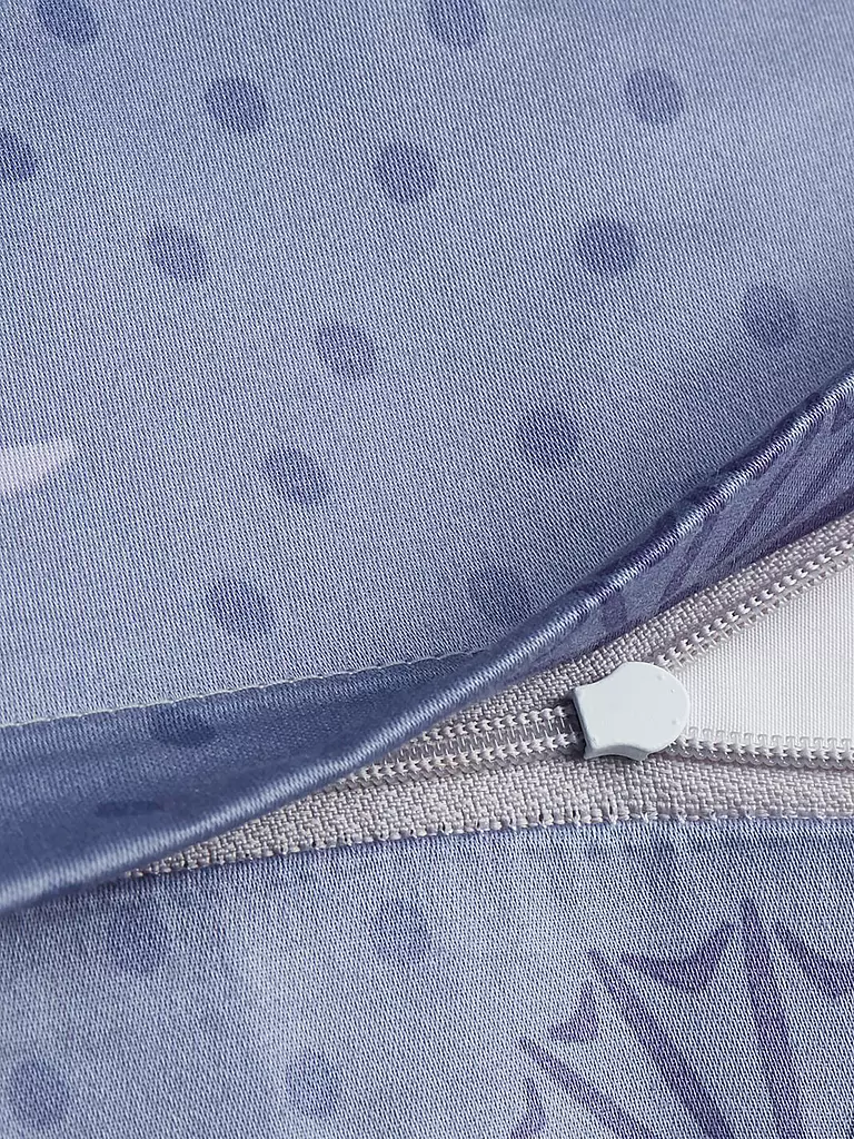 JOOP | Ropa de cama de satén CORNFLOWER CHARM 2x 70x90cm/200x200cm Ocean | 