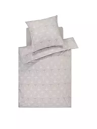 JOOP | Satin-Bettwäsche CORNFLOWER CHARM 70x90 / 140x200cm Ocean  | Gris claro