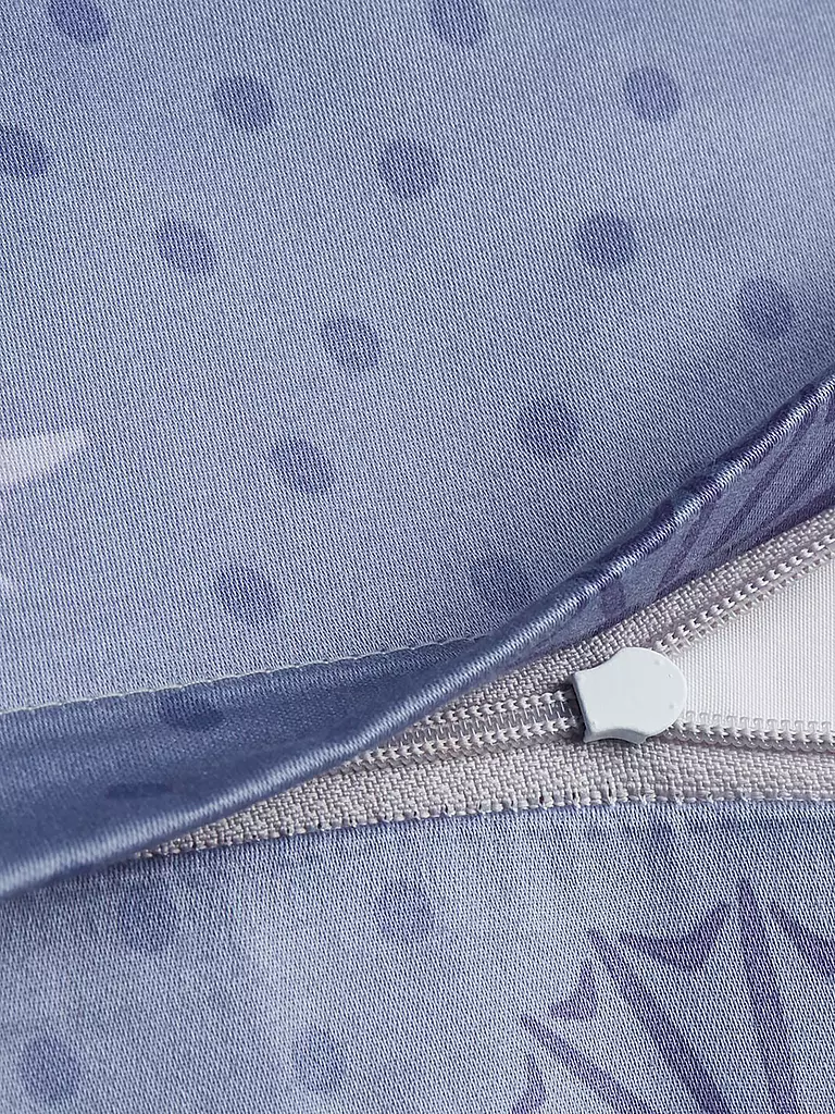 JOOP | Ropa de cama de satén CORNFLOWER CHARM 70x90 / 140x220cm Ocean | Azul claro