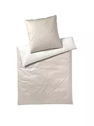 JOOP | Ropa de cama de satén CORNFLOWER GLAM 70x90cm/140x200cm Nature | Beige