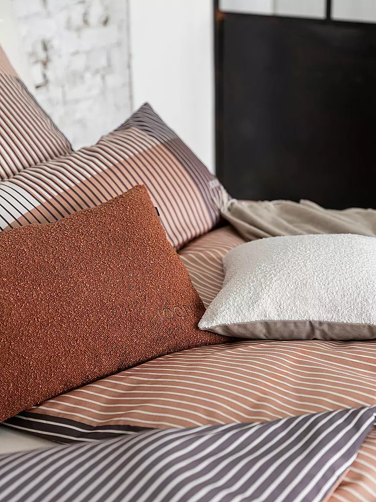 JOOP | Ropa de cama de satén DIVIDED 70x90cm / 140x200cm Blush | 