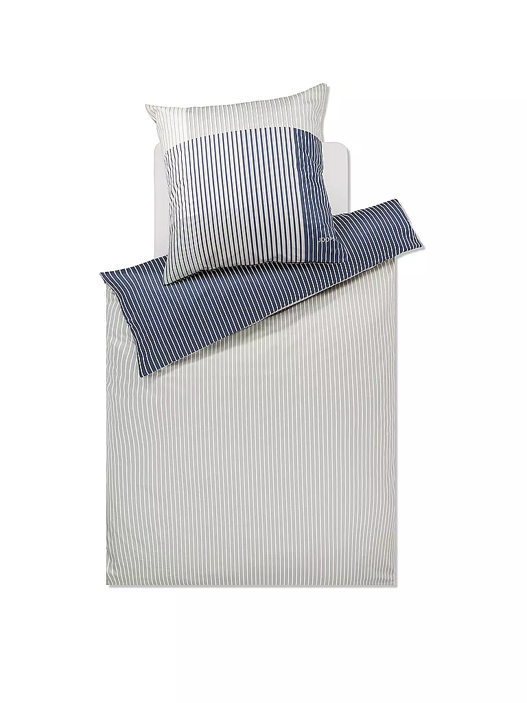 JOOP | Ropa de cama de satén DIVIDED 70x90cm / 140x220cm Jade | Verde claro