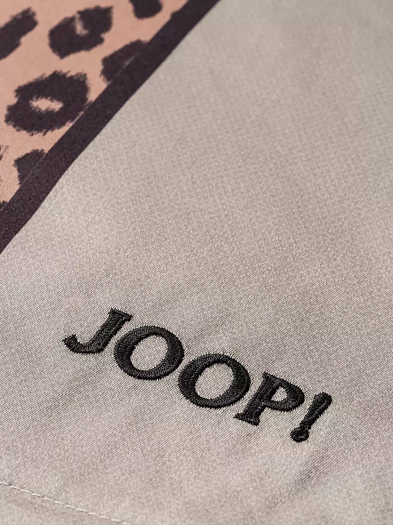 JOOP | Ropa de cama de satén LEO 2x 70x90cm / 200x200cm Stone | Gris