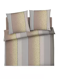JOOP | Ropa de cama de satén LEO 2x 70x90cm / 200x200cm Vainilla | Crema
