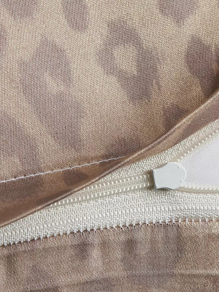 JOOP | Ropa de cama de satén LEO 2x 70x90cm / 200x200cm Vainilla | Crema