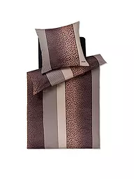 JOOP | Ropa de cama de satén LEO 70x90cm / 140x200cm Stone | Gris