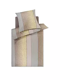 JOOP | Ropa de cama de satén LEO 70x90cm / 140x200cm Stone | Crema