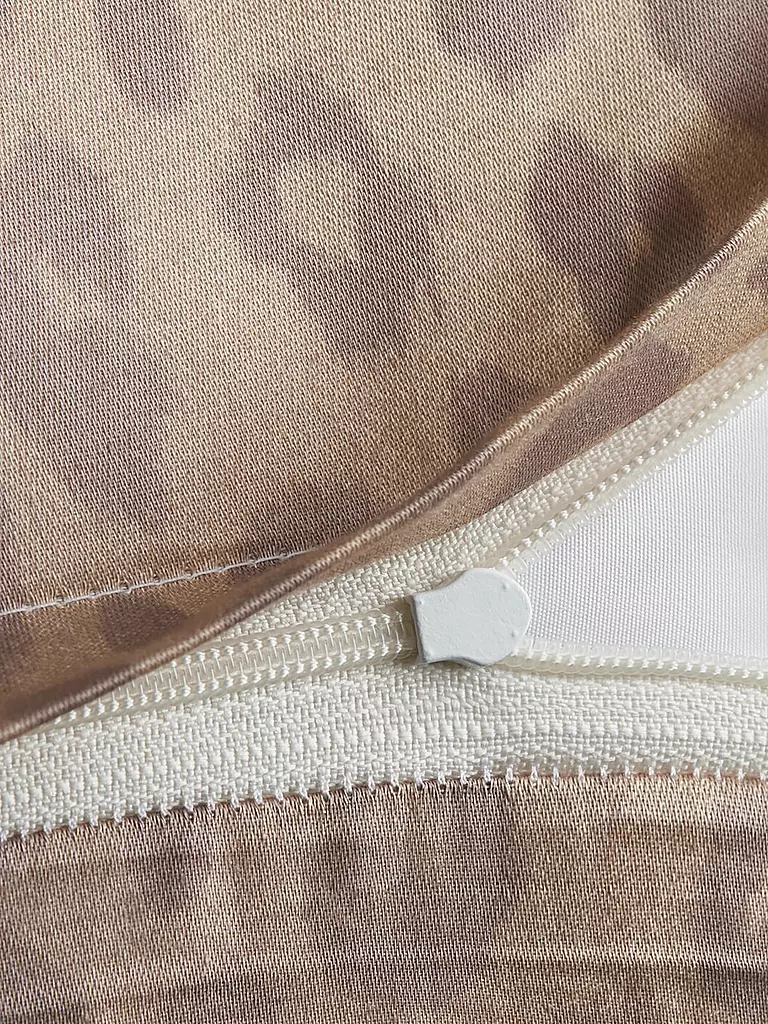 JOOP | Ropa de cama de satén LEO 70x90cm / 140x200cm Vainilla | Crema