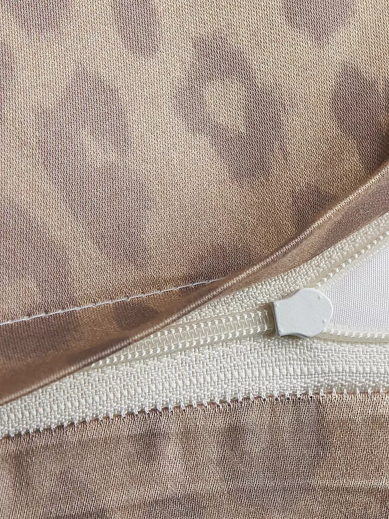 JOOP | Ropa de cama de satén LEO 70x90cm / 140x220cm Vainilla | Crema