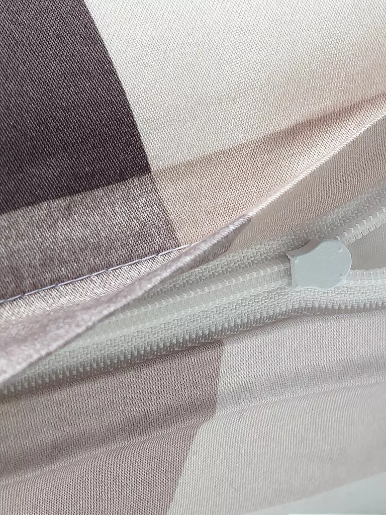 JOOP | Ropa de cama de satén MESH 70x90cm/140x220cm Stone | 