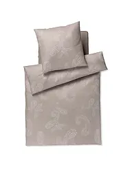 JOOP | Ropa de cama de satén PAISLEY 70x90cm/140x200cm Rojo Oscuro | Beige