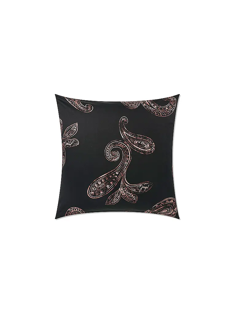 JOOP | Ropa de cama de satén PAISLEY 70x90cm/140x200cm Negro | Negro