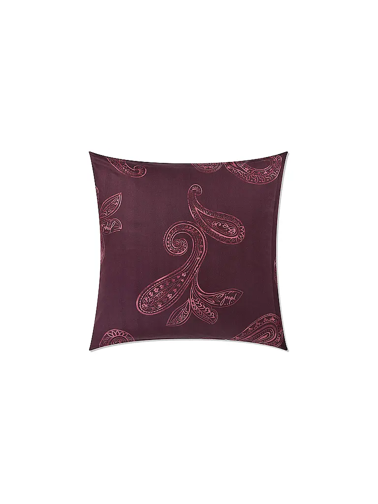 JOOP | Ropa de cama de satén PAISLEY 70x90cm/140x200cm Rojo Oscuro | Rojo oscuro