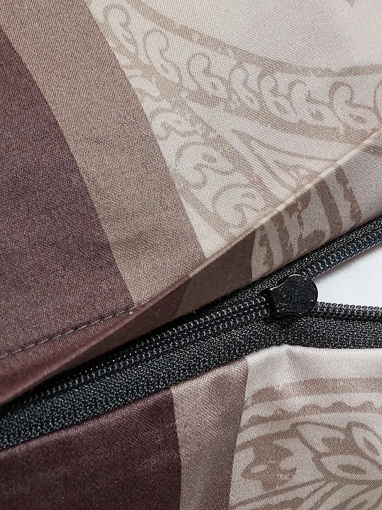 JOOP | Ropa de cama de satén PAISLEY STRIPES 2x70x90cm/140x200cm Negro |