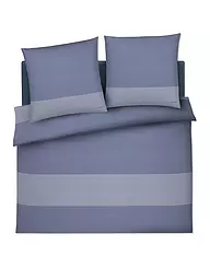 JOOP | Juego de cama de satén SPLIT 2x 70x90cm / 200x200cm Stone | Azul claro