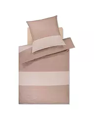 JOOP | Satin Bettwäsche SPLIT 70x90cm / 140x200cm Ocean  | Beige