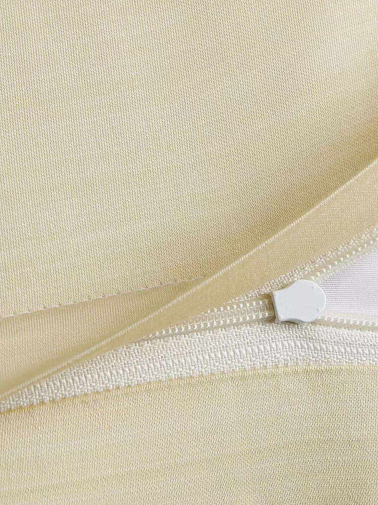 JOOP | Ropa de cama de satén SPLIT 70x90cm / 140x200cm Vainilla | 