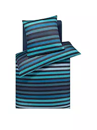 JOOP | Ropa de cama de satén TONE 70x90cm/140x220cm Ocean | Azul oscuro