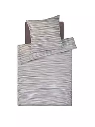 JOOP | Ropa de cama de satén VIVID 2x 70x90cm/200x200cm Stone | Gris