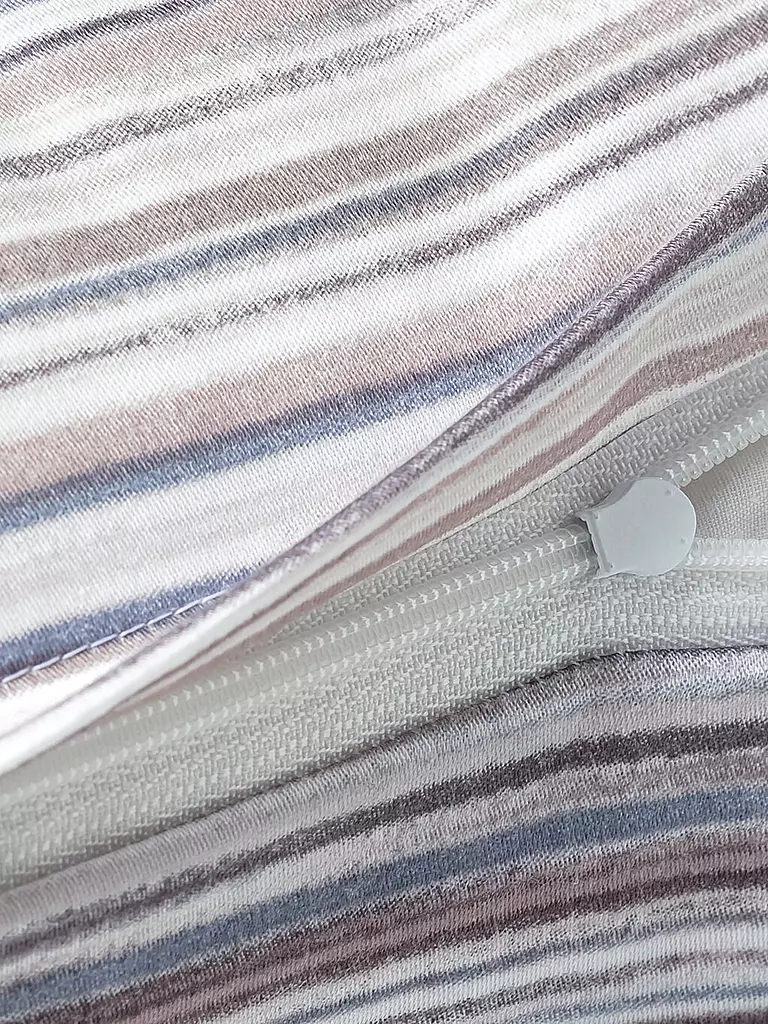 JOOP | Ropa de cama de satén VIVID 2x 70x90cm/200x200cm Stone |