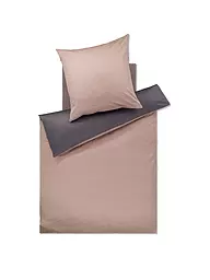 JOOP | Satin Bettwäsche 70x90cm/140x200cm MICRO PATTERN Grau/Anthrazit | Rosa