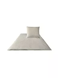 JOOP | Satin Bettwäsche Cornflower 2x 70x90cm/200x200cm Natur | Beige