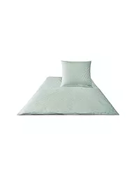 JOOP | Satin Bettwäsche Cornflower 70x90cm / 140x220cm Weiss | Plata