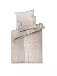 JOOP | Ropa de cama de satén LEO 70x90cm / 140x200cm Stone | Beige