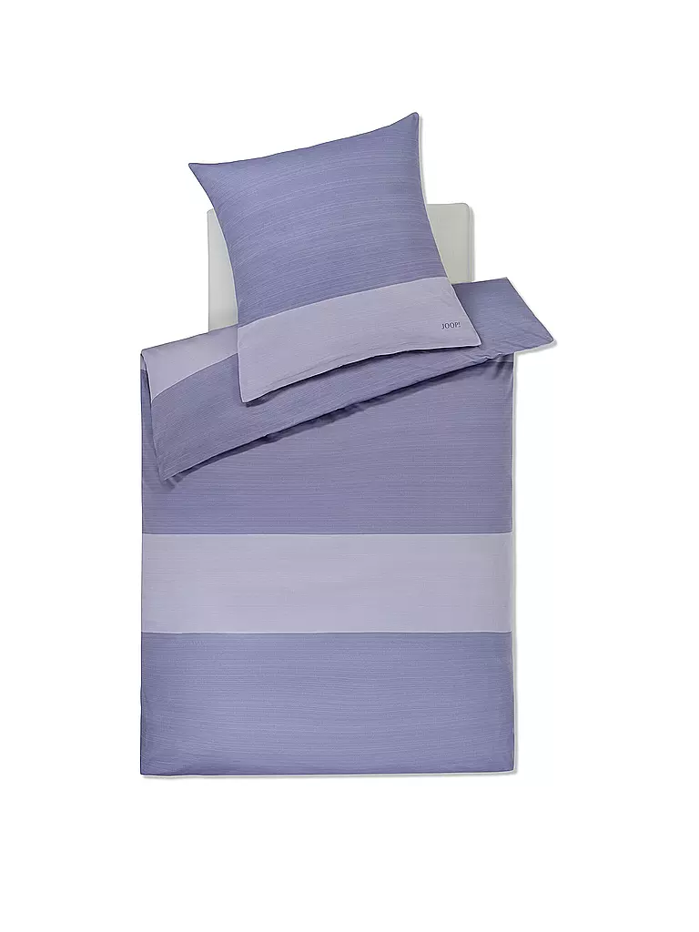 JOOP | Satin Bettwäsche SPLIT 70x90cm / 140x200cm Ocean  | Azul claro