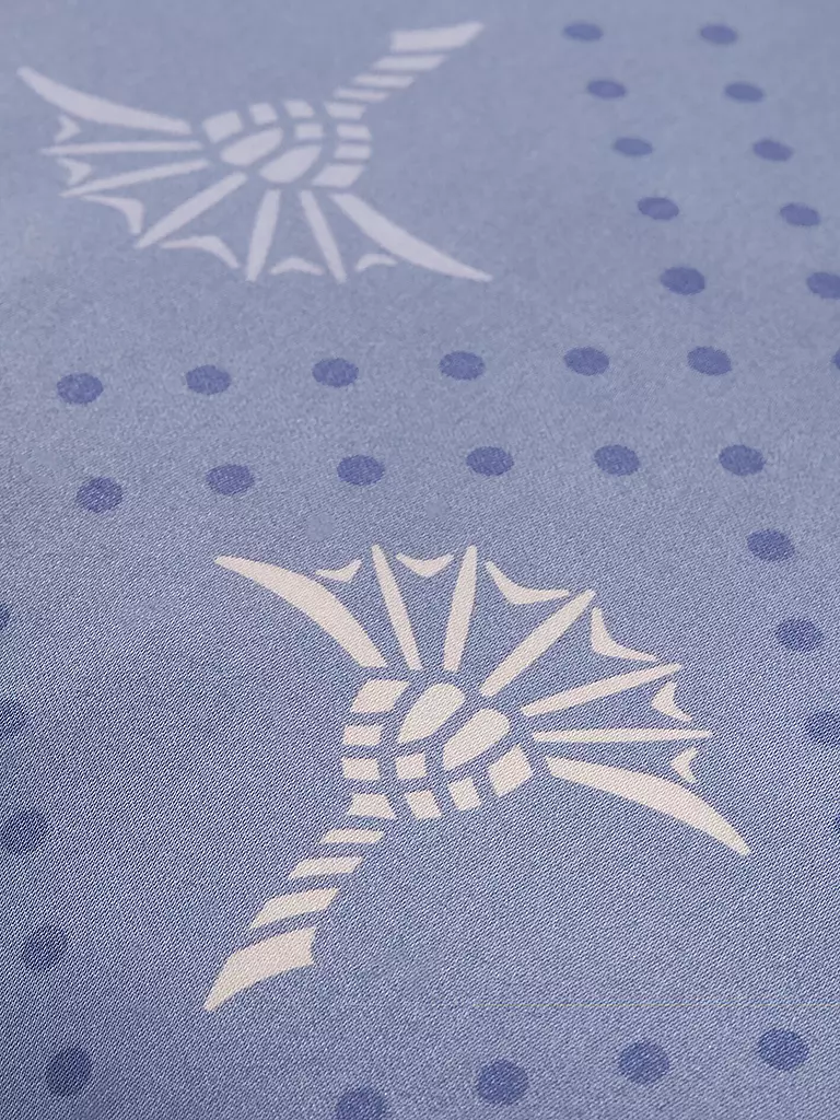 JOOP | Satin-Bettwäsche CORNFLOWER CHARM 70x90 / 140x200cm Ocean | Azul claro