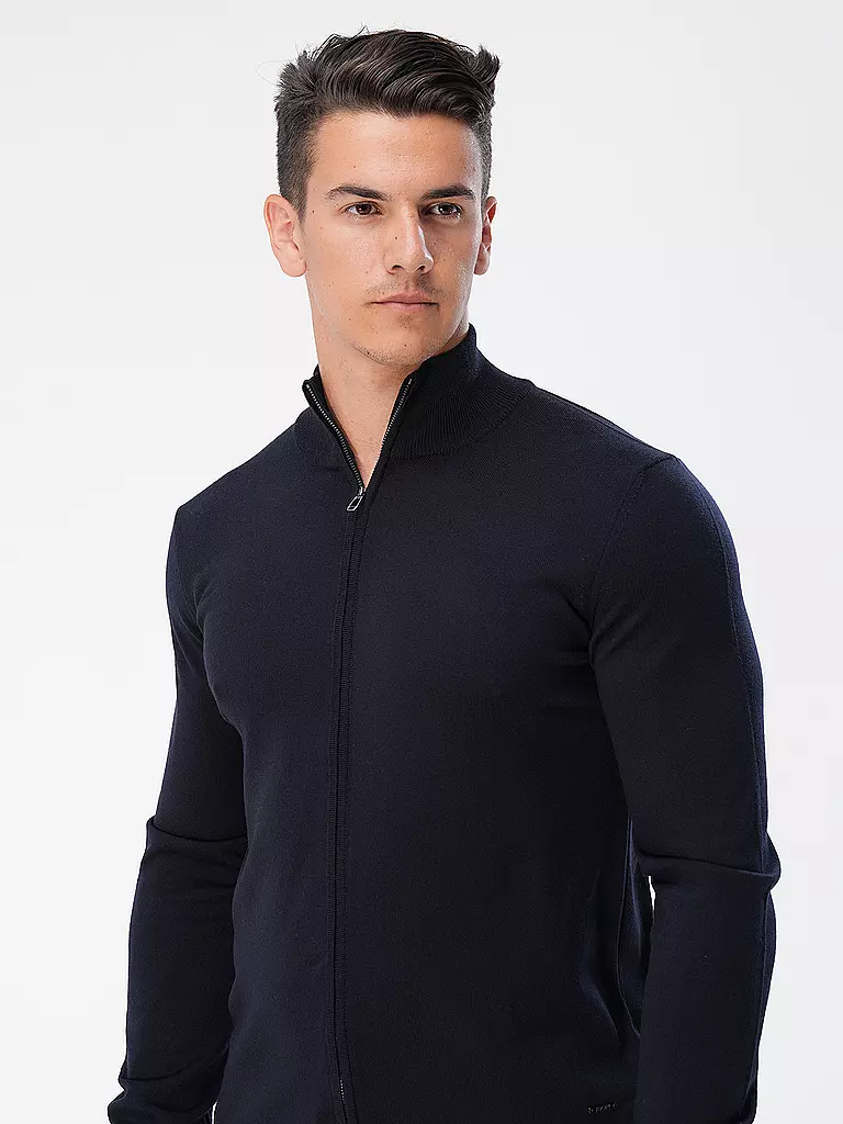 JOOP | Strickjacke DAVIS | Azul oscuro