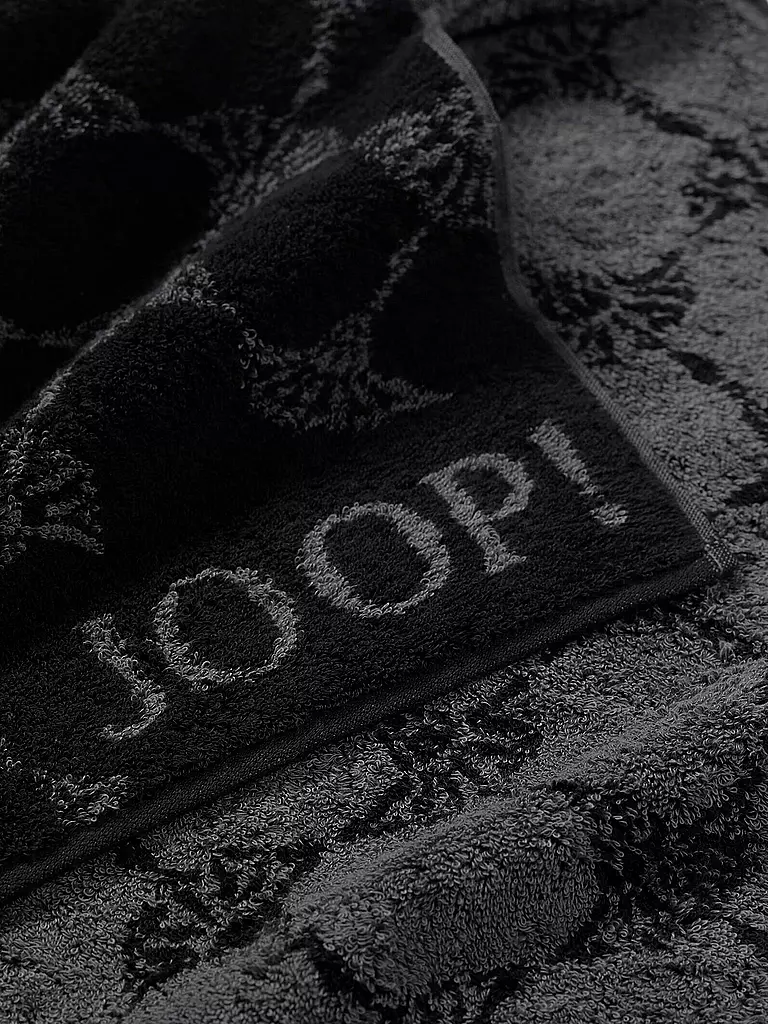JOOP | Toalla "Cornflower" 80x150cm (negro) | Negro