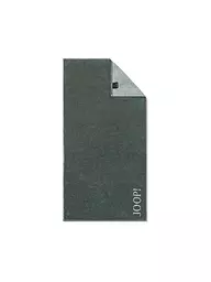 JOOP | Toalla 50x100cm DIVEDED DOUBLEFACE Piedra | Verde oscuro