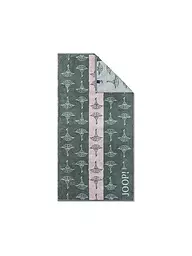 JOOP | Toalla 50x100cm DIVIDED CORNFLOWER Piedra | Verde oscuro