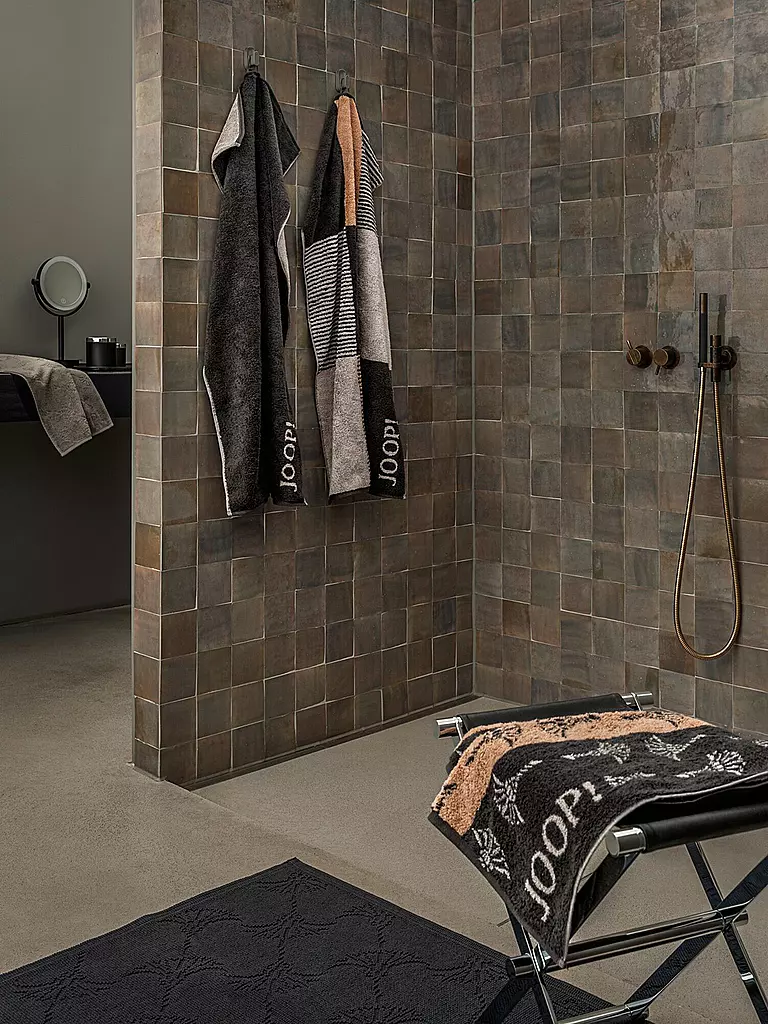 JOOP | Toalla 50x100cm DIVIDED SQUARES Piedra | Gris