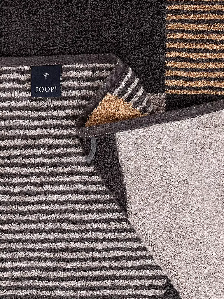 JOOP | Toalla 50x100cm DIVIDED SQUARES Piedra | Gris