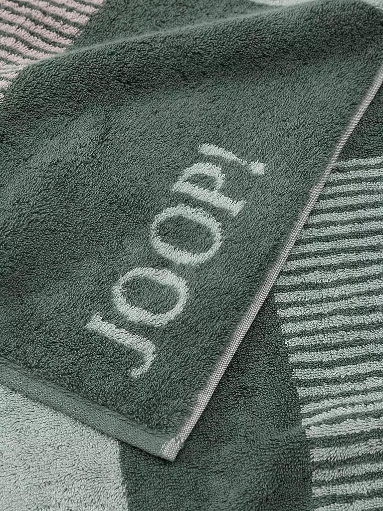 JOOP | Toalla 50x100cm DIVIDED SQUARES Sabei | Verde oscuro