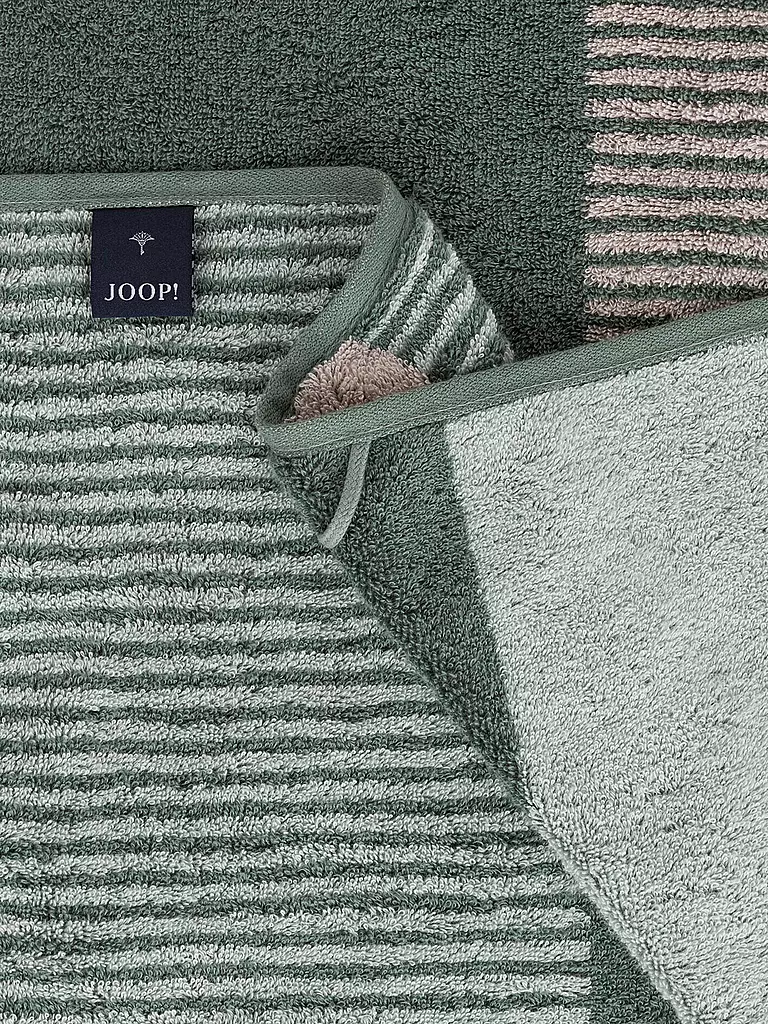 JOOP | Toalla 50x100cm DIVIDED SQUARES Sabei | Verde oscuro