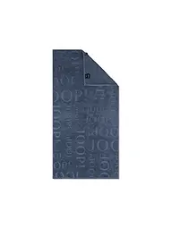 JOOP | Toalla 50x100cm STUDIO REPEAT Grafito | Azul oscuro