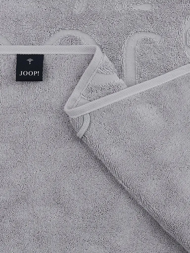 JOOP | Toalla 50x100cm STUDIO REPEAT Platino | Gris claro