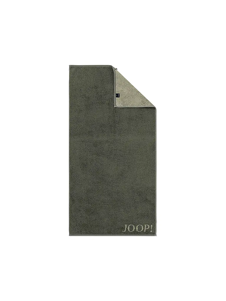 JOOP | Toalla de ducha 80x150cm CONTOUR DOUBLFACE Oliva | Verde oscuro