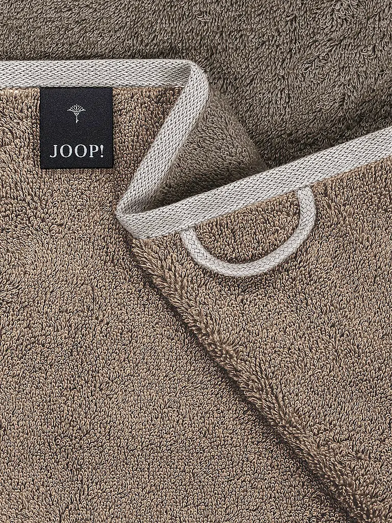 JOOP | Toalla de ducha 80x150cm CONTOUR DOUBLFACE Taupe | Camel