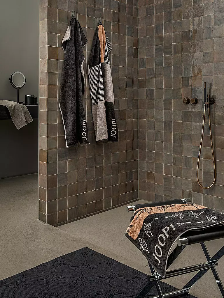 JOOP | Toalla de ducha 80x150cm DIVEDED DOUBLEFACE Piedra | Gris