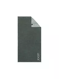 JOOP | Toalla de ducha 80x150cm DIVEDED DOUBLEFACE Piedra | Verde oscuro