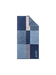 JOOP | Toalla de ducha 80x150cm DIVIDED SQUARES Aqua | Azul oscuro