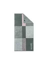 JOOP | Toalla de ducha 80x150cm DIVIDED SQUARES Aqua | Verde oscuro